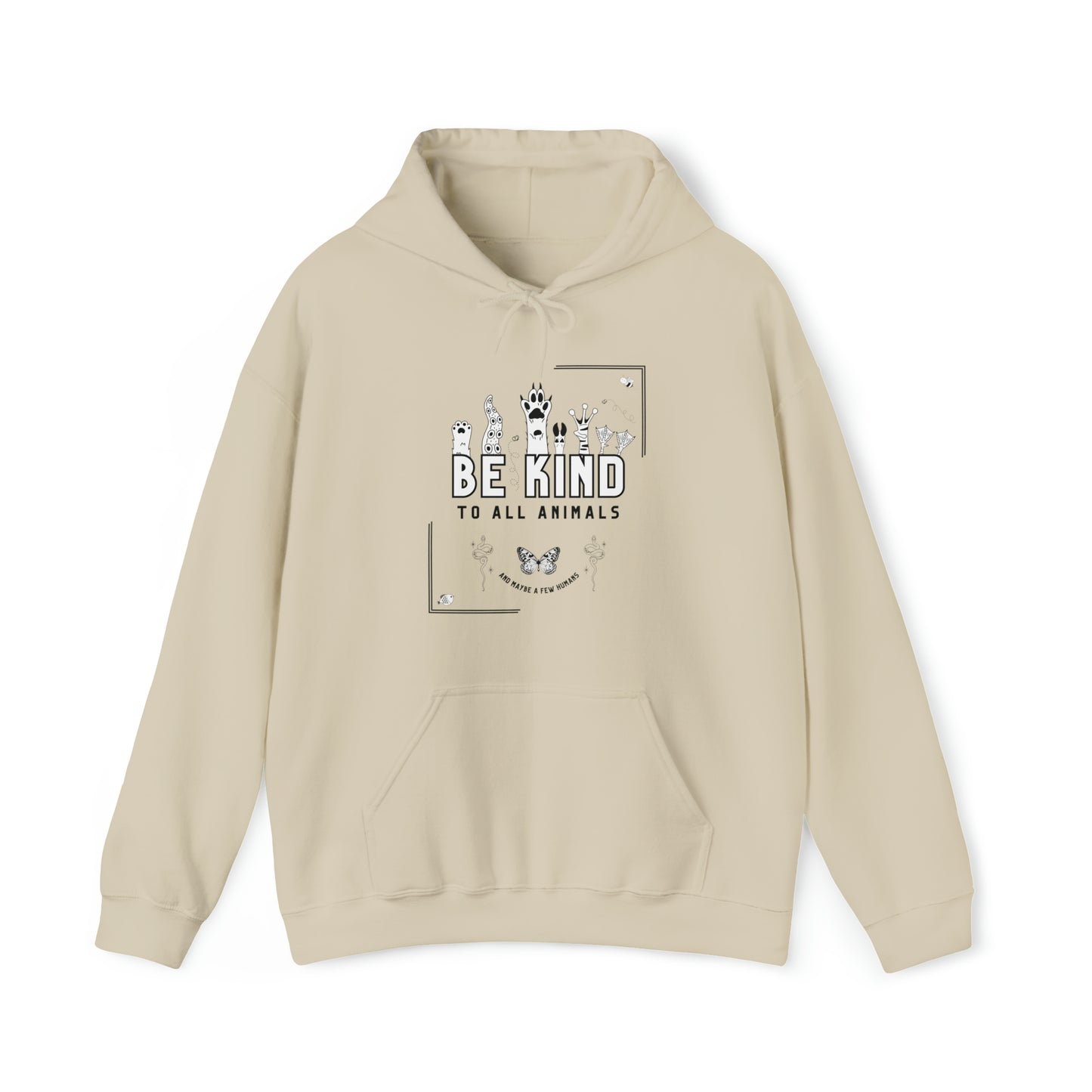 Be Kind To All Animals Hooded Sweatshirt for Men & Women