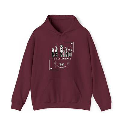 Be Kind To All Animals Hooded Sweatshirt for Men & Women