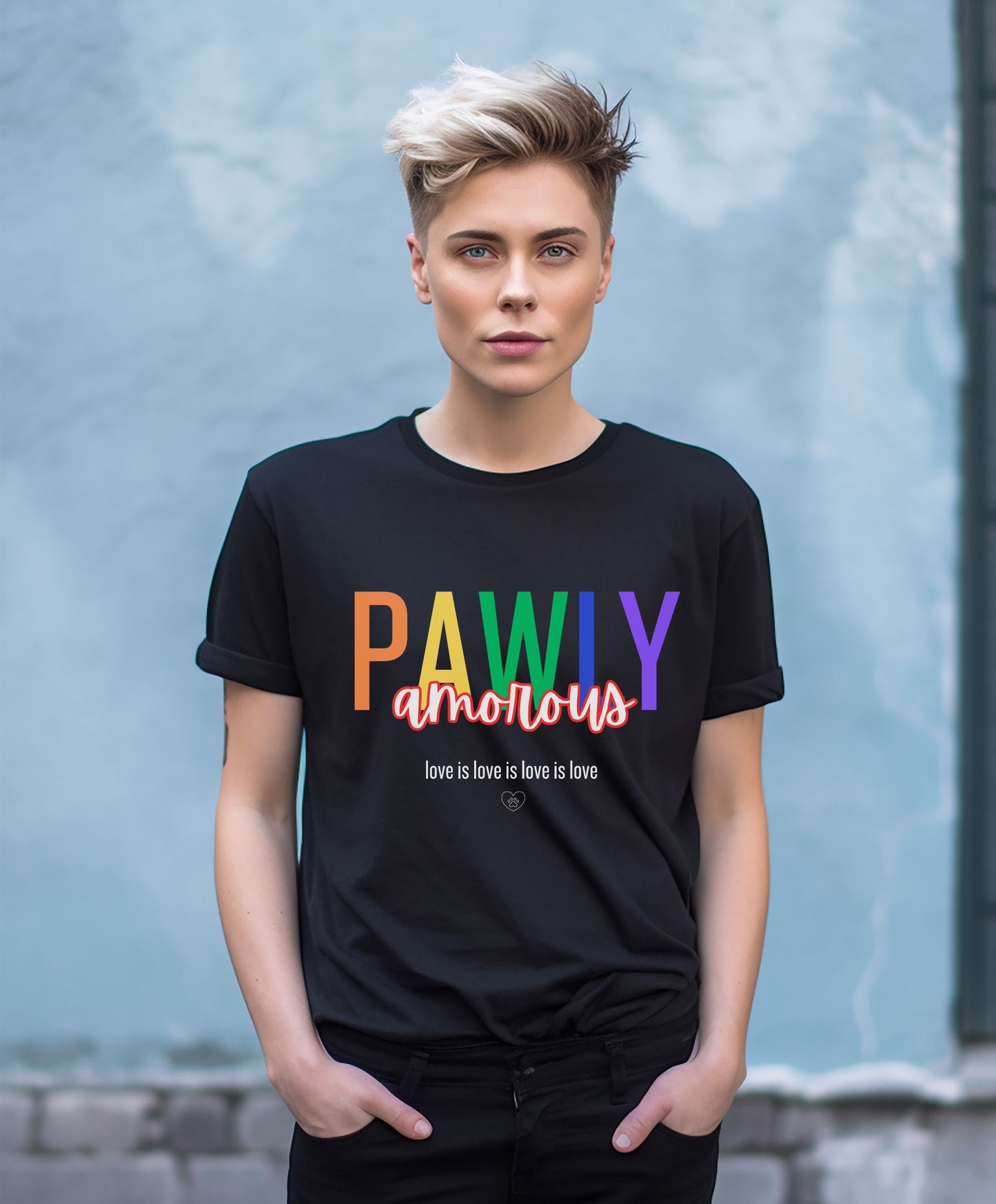 PawlyAmorous - Pride Shirt for Animal Lovers, LGBTQIA+