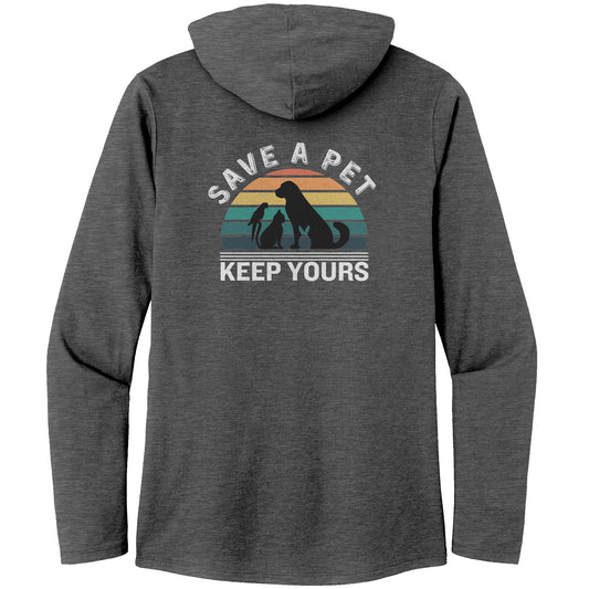 Save A Pet Keep Yours - Lightweight Hoodie for Women