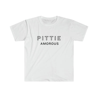 Pittieamorous -Unisex Softstyle T-Shirt for Pit Bull Lovers and Advocates!