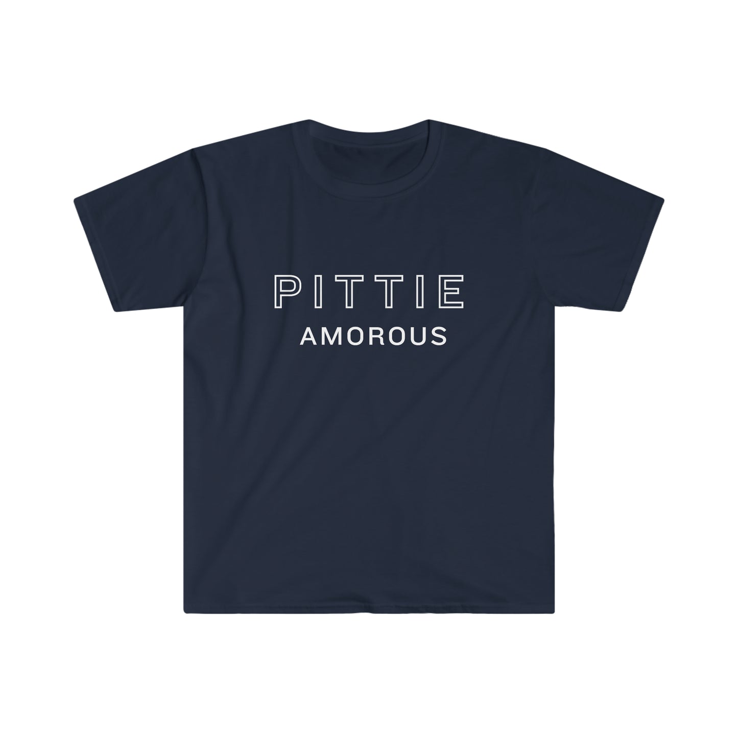 Pittieamorous -Unisex Softstyle T-Shirt for Pit Bull Lovers and Advocates!