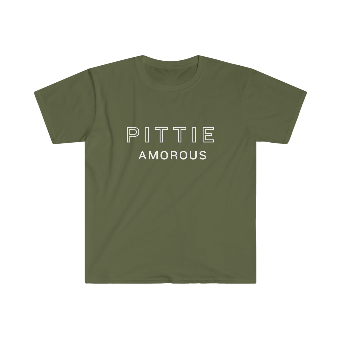 Pittieamorous -Unisex Softstyle T-Shirt for Pit Bull Lovers and Advocates!